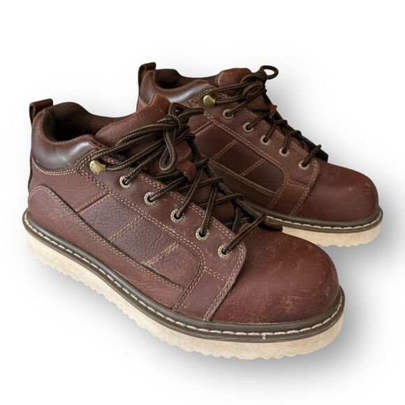 Brahma 2560158 Kyle II Classic Brown Leather Lace-Up work Boots Shoes Men's 7.5 - Picture 16 of 16